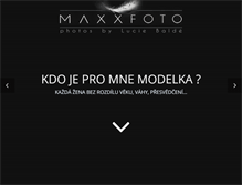 Tablet Screenshot of maxxfoto.cz